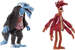 MUPPETS UNCLE DEADLY & PEPE DLX AF SET