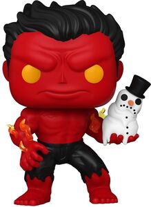 POP MARVEL HOLIDAY S4 RED HULK Collectibles on PopMarket