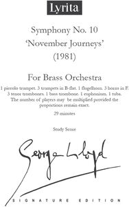 Lloyd: Symphony No. 10 - Study Score