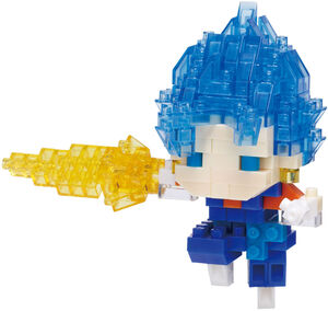 Nanoblock - Dragon Ball Super - Character Collection - Super Saiyan God Super Saiyan Vegito Building Kit