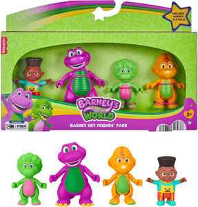 Fisher Price - Barney's World: Barney Hey Friends Figure 4-Pack 