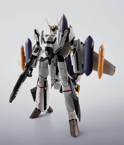TAMASHII Macross VF-0S Phoenix (Roy Focker) QF-2200D-B Ghost Hi-Metal R