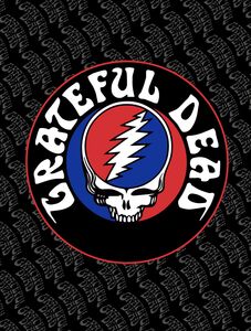 Rocksax - Grateful Dead - Logo - Sherpa Fleece Blanket (60 in x 80 in)