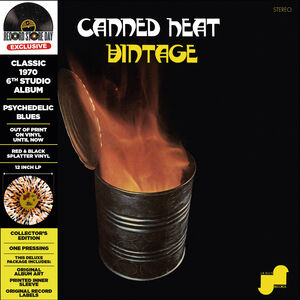 Vintage - Red/ Black Splatter , Canned Heat