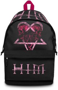 Rocksax - HIM - HIM Logo - Daypack with Laptop Pocket (Black) 