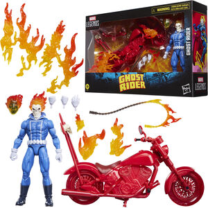 Hasbro Collectibles - Ghost Rider - Marvel Legends - Johnny Blaze Action Figure with Motorcycle 