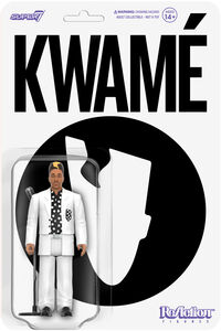 Super7 - Kwame - ReAction Figures Wv2 - Kwame (White/ Black Polka Dot)