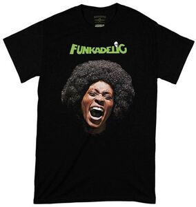 Funkadelic - Maggot Brain Album Cover - Heavy Cotton T-Shirt - Large Black 