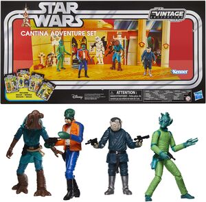 Hasbro Collectibles - Star Wars: A New Hope - Vintage Collection - Cantina Adventure Set Action Figure 4-Pack
