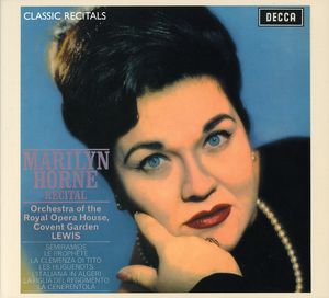 Classic Recitals , Marilyn Horne