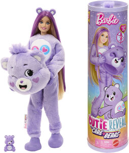 Mattel - Barbie Cutie Reveal Barbie x Care Bears Series, Share Bear 