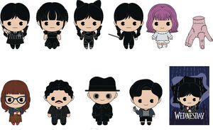 Wednesday 3D Foam Bag Clip - Series 2