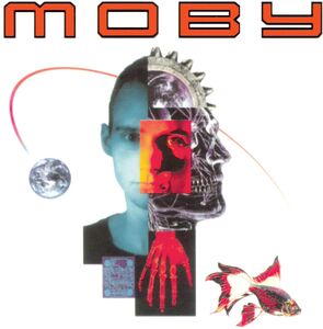 Moby - Black/ White Marble on Blue