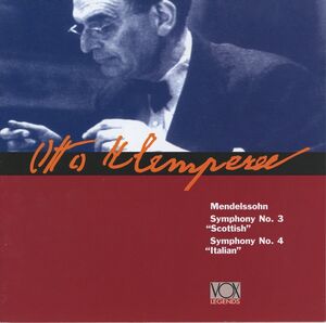 Mendelssohn Symphonies 3&4 , Otto Klemperer