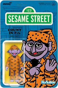 Super7 - Sesame Street - ReAction Figures Wv6 - Count Von Count (PJs)