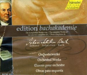 Orchestral Works Box 11 , J.S. Bach