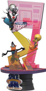 Beast Kingdom - Space Jam: A New Legacy - D-Stage - Sylvester, Tweety & Daffy 6" Statue 