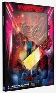 Stranger Things ICONART Metal Print