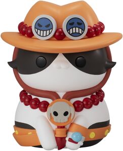Megahouse - One Piece - Mega Cat Project:The Big Nyan Piece Series - Portgas.D.Ace