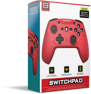 Switch Accessory:  Wireless Controller - SURGE SwitchPad Pro - Red 