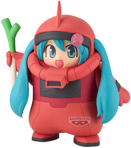 Banpresto - Gundam 45th x Hatsune Miku - Char's Zaku Costume Hatsune Miku Ver. Statue 