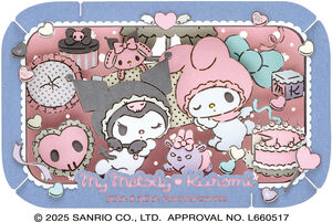 Ensky PT-L95 Sanrio My Melody and Kuromi Paper Theater 