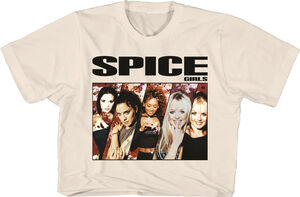 Spice Girls - Group Photo - 21" Cropped T-Shirt - 2XL Natural 20012014A5 