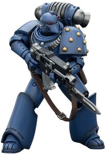 JOYTOY - Warhammer 40K: The Horus Heresy - Ultramarines: MKVI Tactical Legionary 1/ 18 Action Figure 