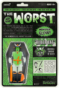Super7 - The Worst - ReAction Figures Wave 3 - Killer Bat (Hell-Oween Glow) 