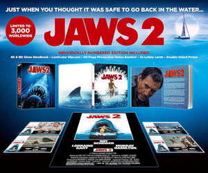 Jaws 2 (Limited Collector's Edition Steelbook with Poster & Art Cards) [Import]