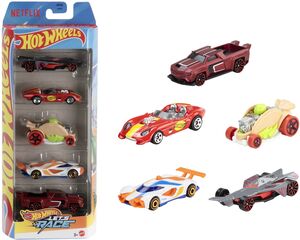 Mattel - Hot Wheels 1:64 Let's Race 5-Pack
