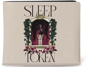Rocksax - Sleep Token - Statue Logo - Wallet with Coin Pocket (Cream)