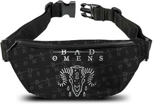Rocksax - Bad Omens - Ramskull - Bum Bag /  Fanny Pack (Black) 