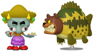 Funko POP! Animation: SpongeBob SquarePants - Squidward & Sea Bear 2-Pack 