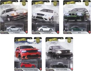 Mattel - Hot Wheels Premium 1:64 Car Culture 10-Piece Power Trip R Assortment