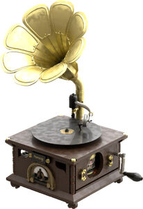 Retro Gramophone Building Blocks Set 