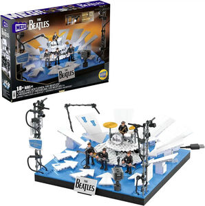 MEGA BLOKS - The Beatles: ''Ladies and Gentlemen, The Beatles!'', 681 Piece Building Toy Set with LED Lights