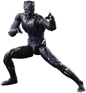 Threezero - Marvel: The Infinity Saga - DLX - Black Panther (Kinetic Charge) Action Figure