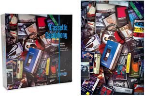 80s Cassette Music Hits 1000-Piece Jigsaw Puzzle
