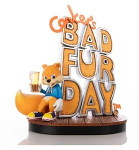 Conker's Bad Fur Day - Game Cover Standard Edition Resin Statue 
