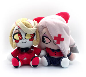 Youtooz - Hazbin Hotel - 9" Plush - Valentine's Charlie & Vaggie 