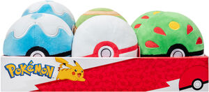 Jazwares - Pokemon - 5" Pokeball Plush 12ct Assortment (2 x 6ct CDU)