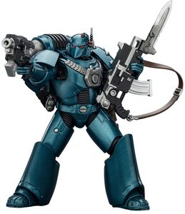 JOYTOY - Warhammer 40K: The Horus Heresy - Alpha Legion: MKVI Tactical Legionary 1/ 18 Action Figure