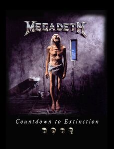 Rocksax - Megadeth - Countdown to Extinction - Sherpa Fleece Throw (50 in x 60 in) 