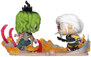 FUNKO POP MOMENTS DEMON SLAYER TENGEN VS GYUTARO