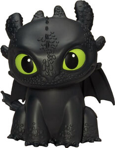 Beast Kingdom - How to Train Your Dragon - Palm Size Vinyl Functional Figurine - Toothless Piggy Bank