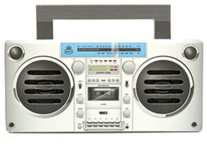 GPO Retro GPOBRONXSL Bronx Mini Bluetooth Speaker - Silver 