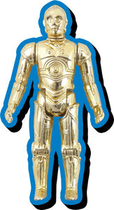 STAR WARS C3PO ACTION FIGURE FUNKY CHUNKY MAGNET