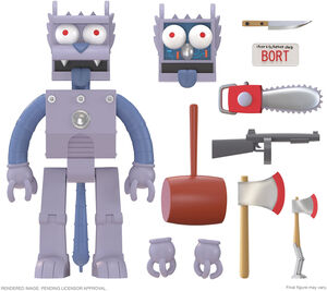 SIMPSONS ULTIMATES! WAVE 1 - ROBOT SCRATCHY