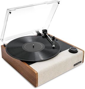 Victrola VTA-74-OAK Eastwood II Turntable - Dual Bluetooth - 3 Speed - Built-in Speaker (Oak)